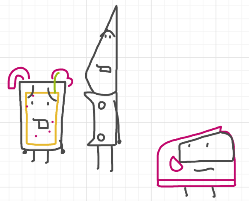 A panel from Running Duos, episode four of the Board Boards object show by Furretwalk/WalkingFurret.